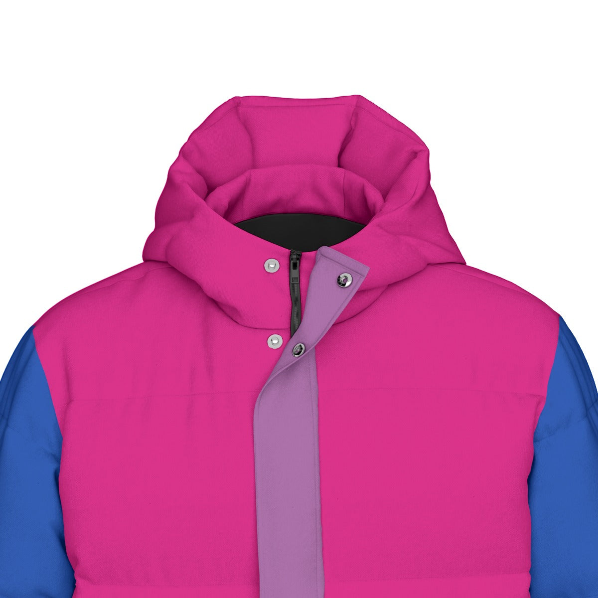 Bisexual Pride Flag All-Over Print Unisex Long Down Jacket