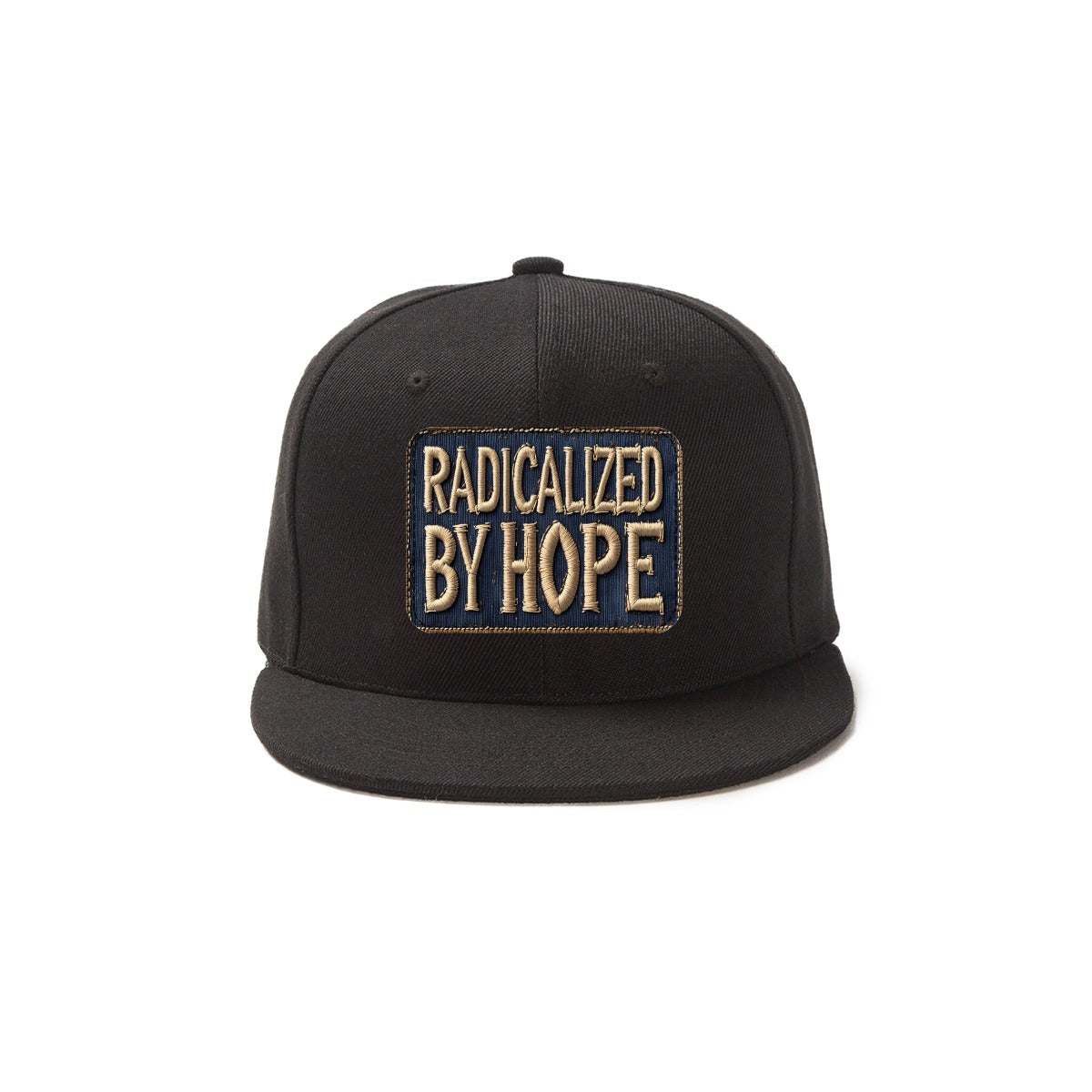 Radicalized By Hope Snapback Hat with Metal Buckle