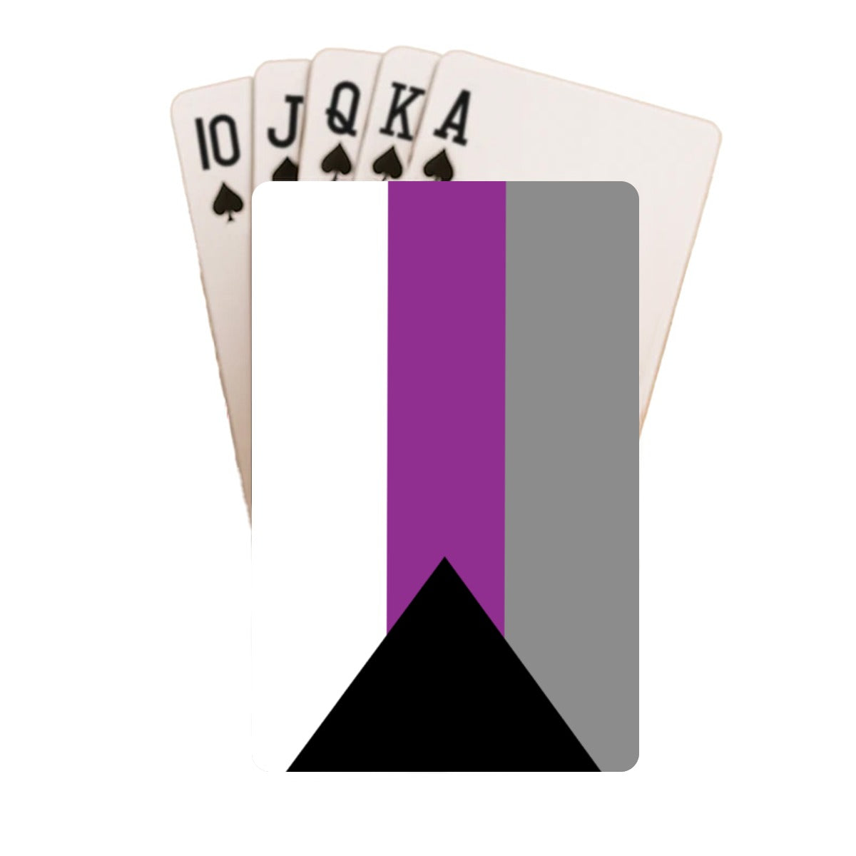 Demisexual Pride Flag Playing Cards with Tin Case