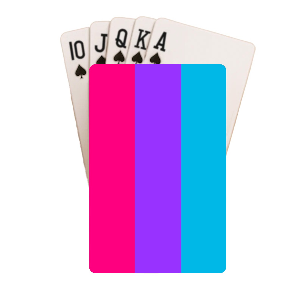 Androgyne Pride Flag Playing Cards with Tin Case