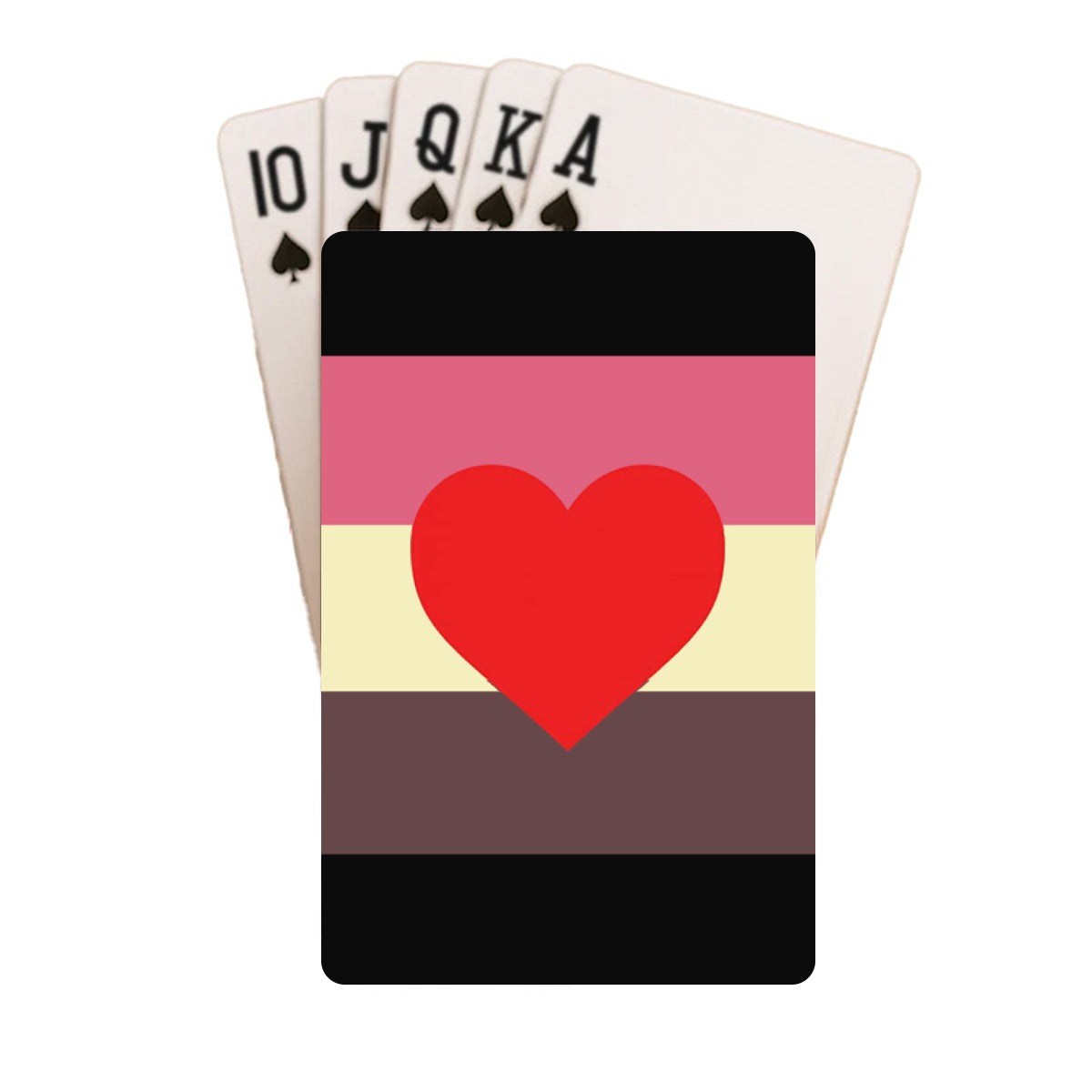 Fat Fetish Pride Flag Playing Cards with Tin Case