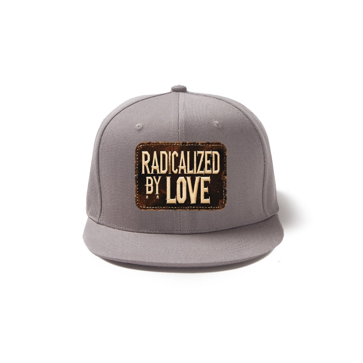 Radicalized By Love Snapback Hat with Metal Buckle