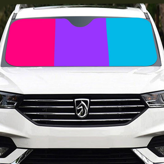 Androgyne Pride Flag Windshield Sunshade | 137 cm (53.9")