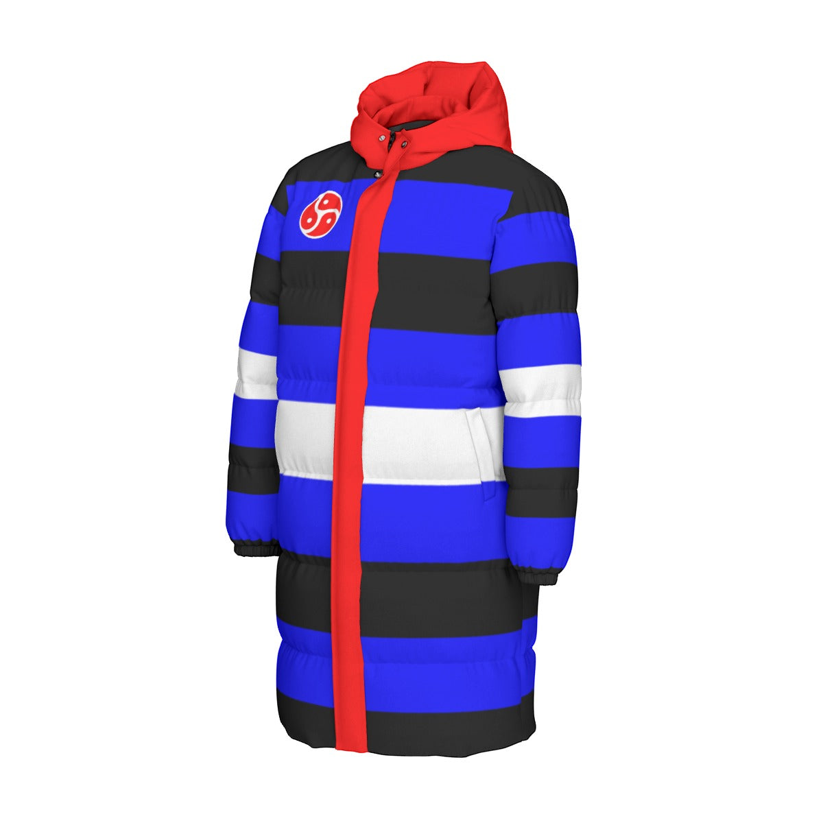 BDSM Fetish Pride Flag All-Over Print Unisex Long Down Jacket
