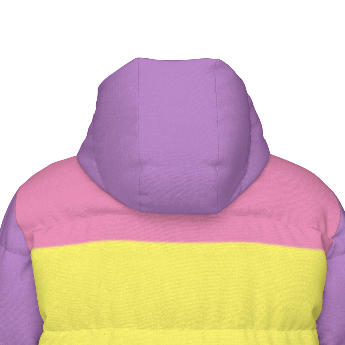 Bigender Pride Flag All-Over Print Unisex Long Down Jacket