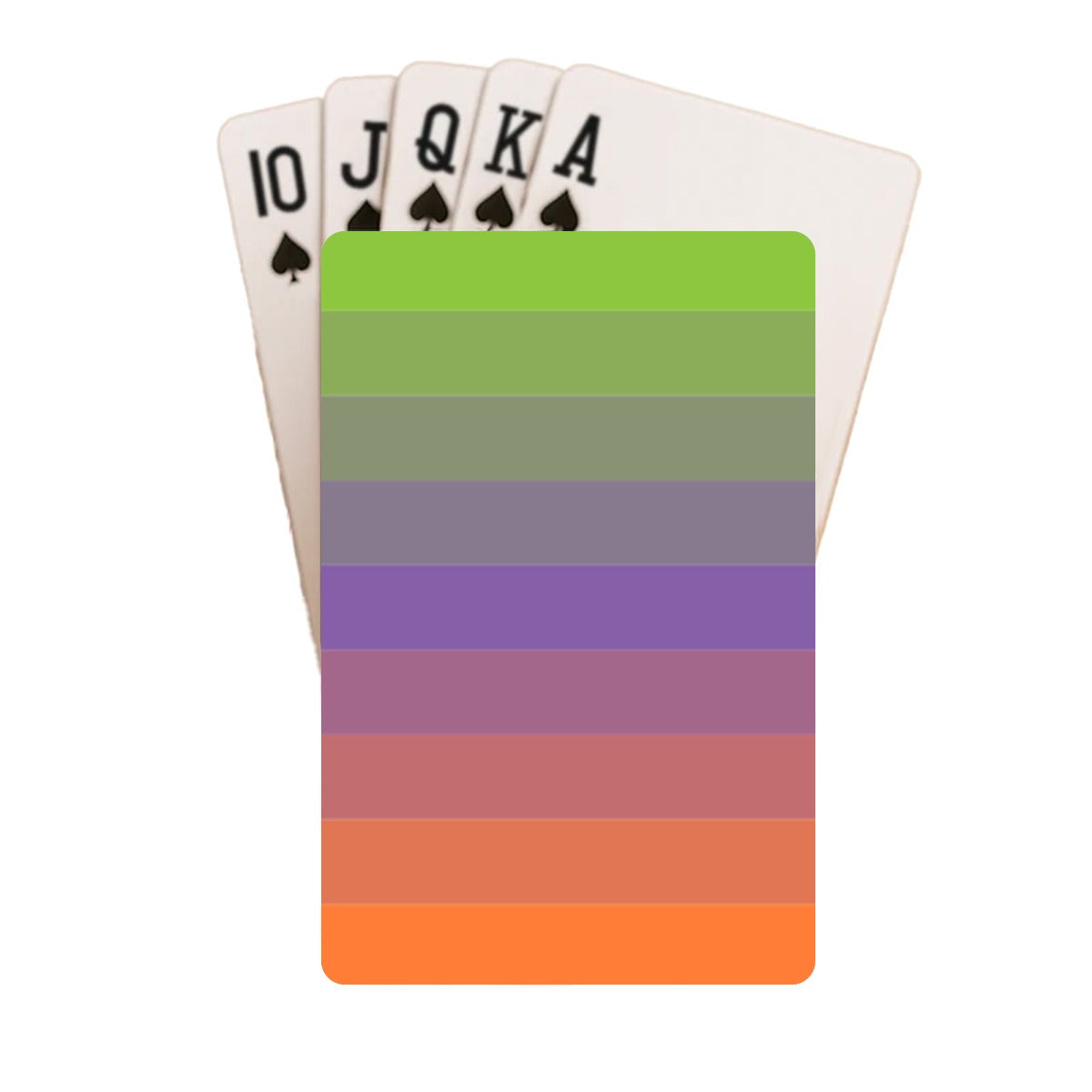 Aliagender Pride Flag Playing Cards For The USA