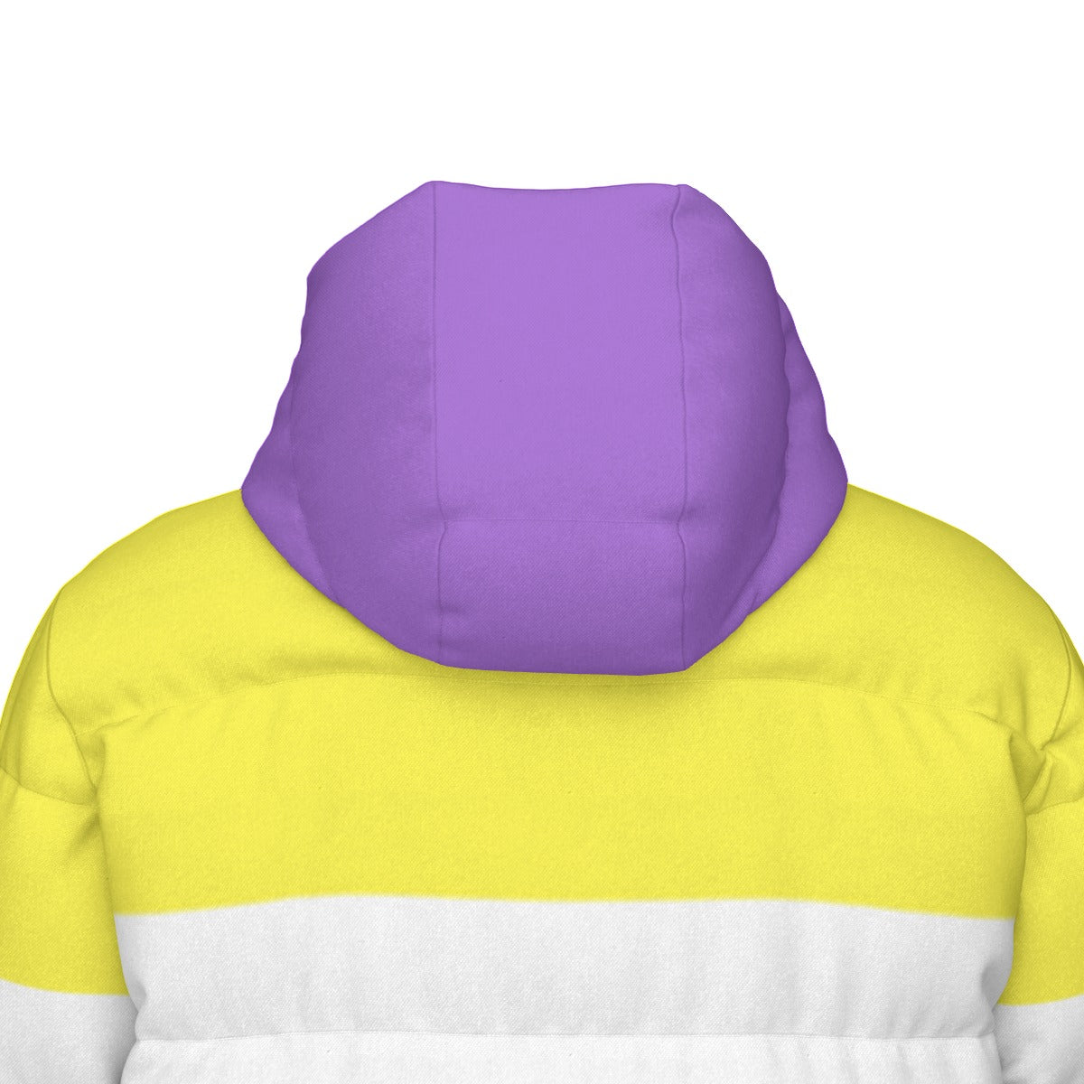 Non-Binary Pride Flag All-Over Print All Genders Long Down Jacket