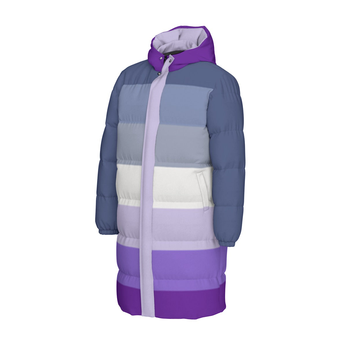 Butch Pride Flag (dorian-rutherford) All-Over Print Unisex Long Down Jacket