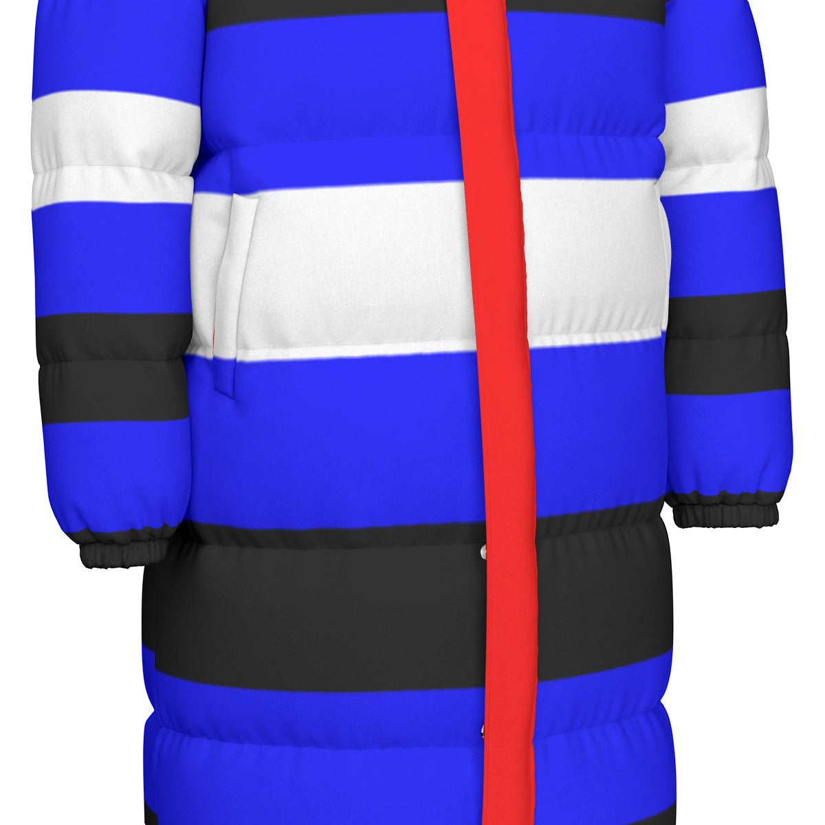 BDSM Fetish Pride Flag All-Over Print Unisex Long Down Jacket