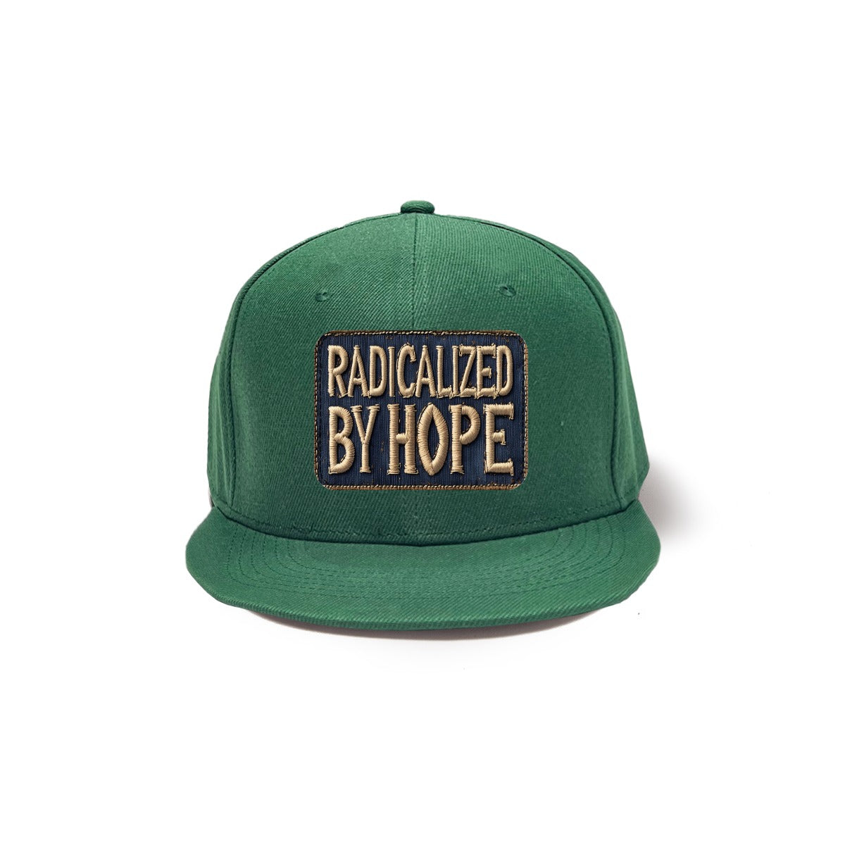 Radicalized By Hope Snapback Hat with Metal Buckle