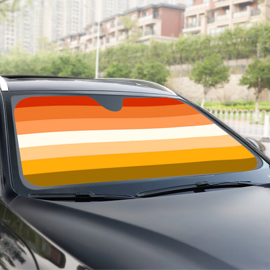 Butch Pride Flag (Mod Q) Windshield Sunshade | 145 cm (57.1)