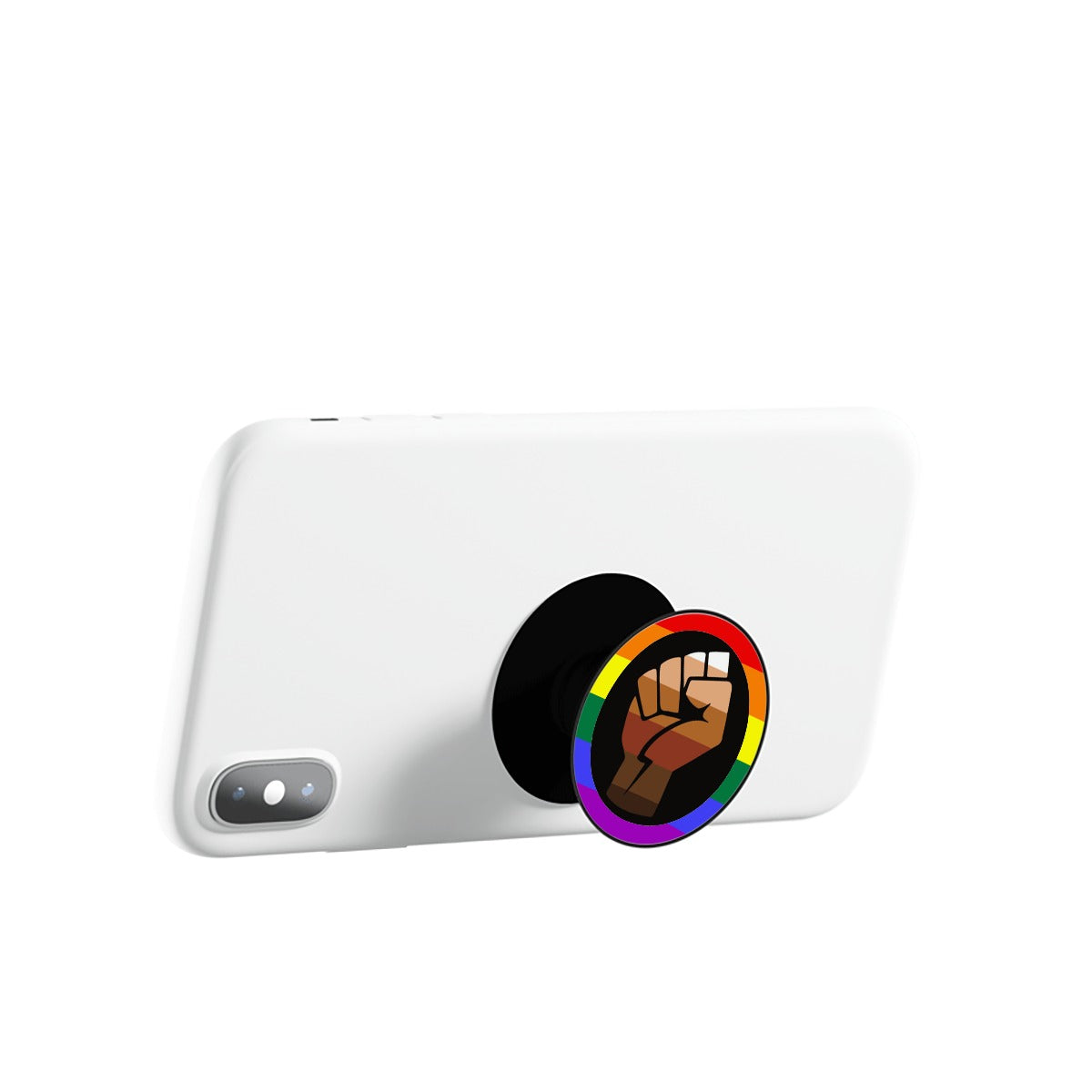 QPOC Pride Flag Airbag Mobile Phone Holder