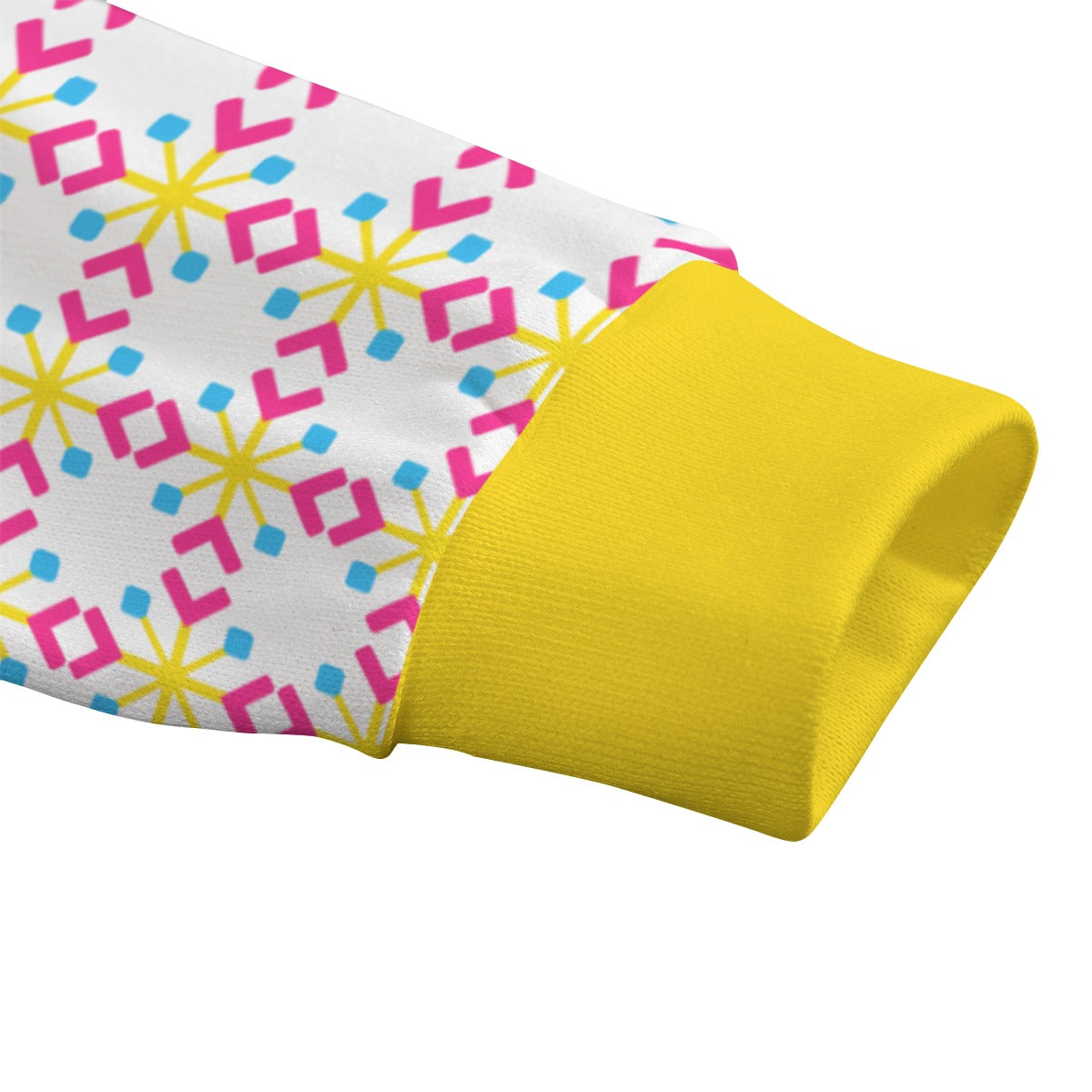 Pansexual Pride Flag Snowflake Knitted Fleece - All Genders