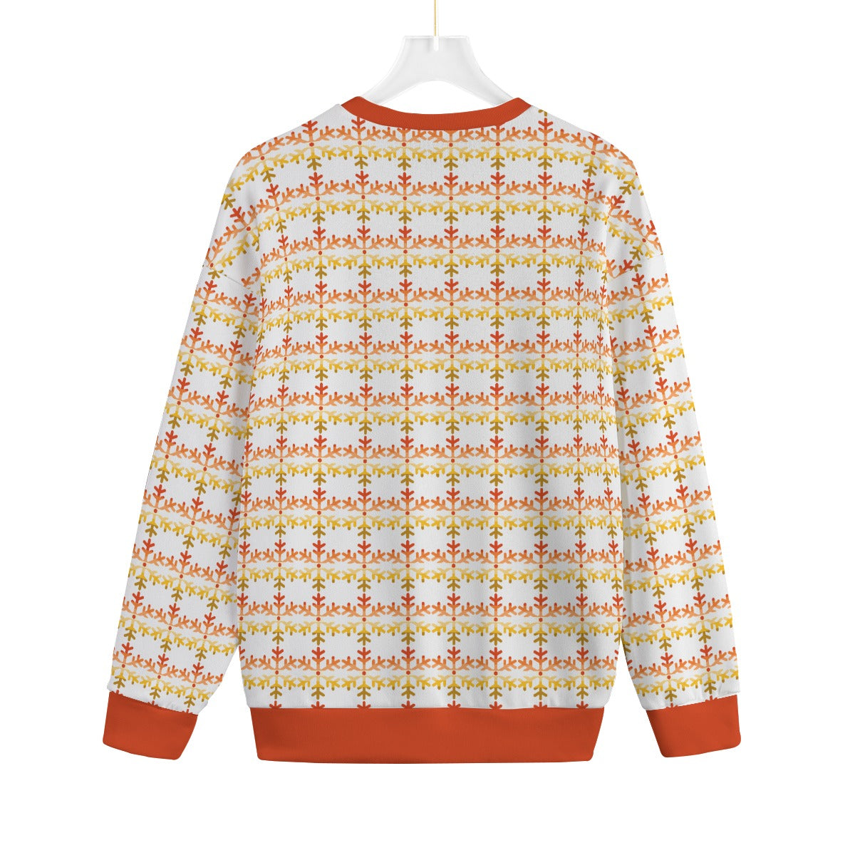 Butch Pride Flag (Mod Q) Snowflake Knitted Fleece - All Genders