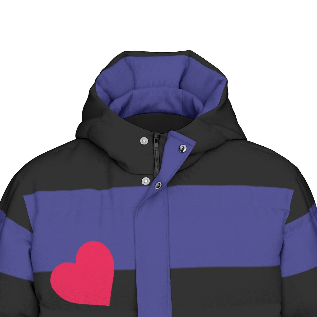 Leather Pride Flag All-Over Print All Genders Long Down Jacket