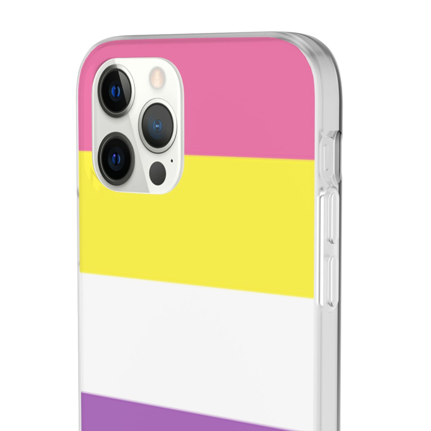 Bigender Pride Flag iPhone Flexi Case - Multiple Generations