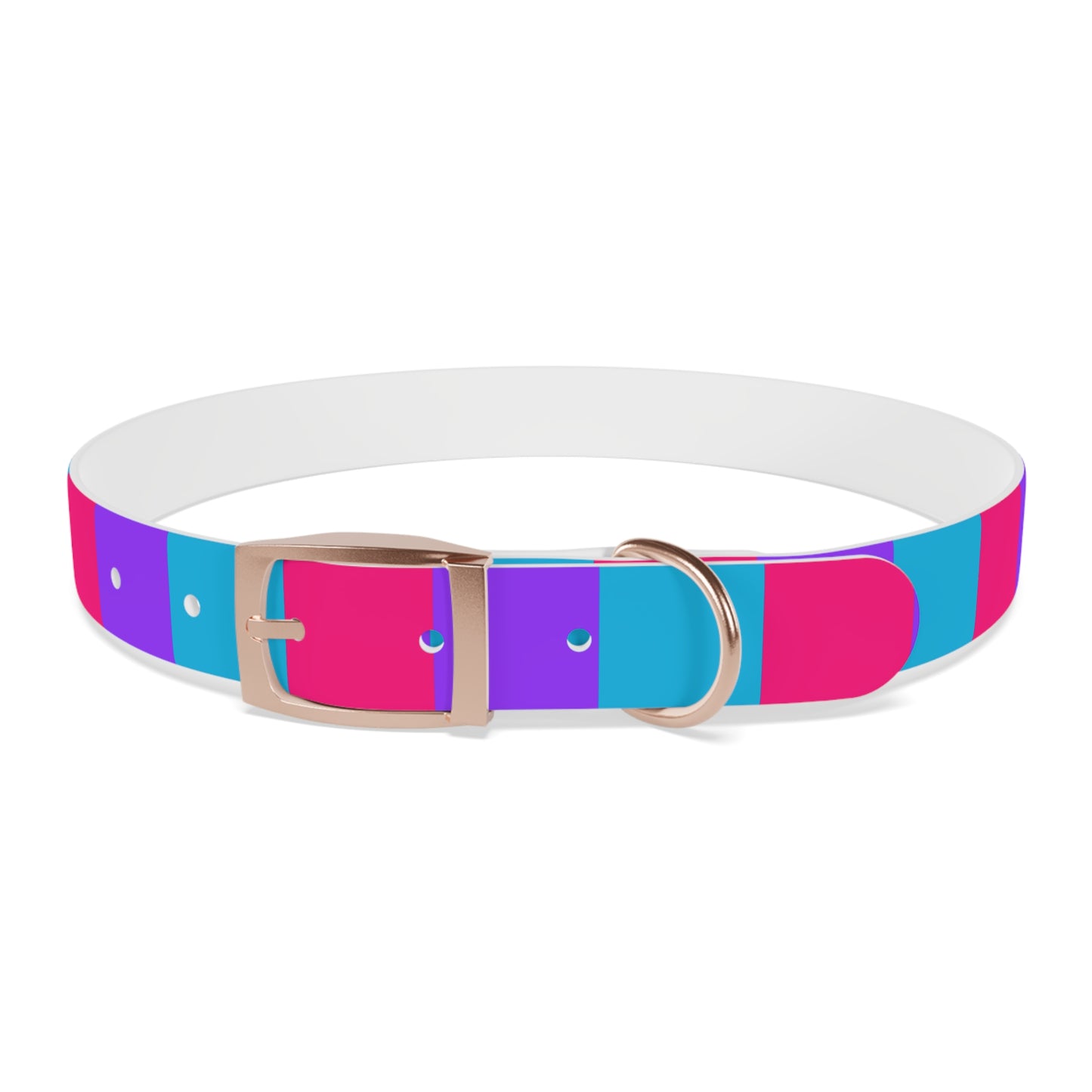 Androgyne Pride Flag Dog Collar