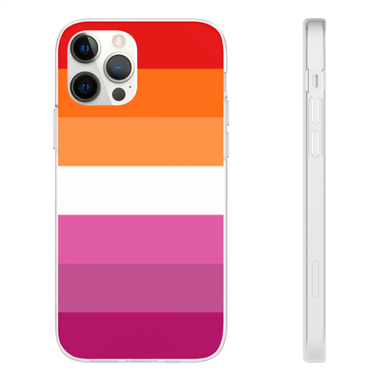 Lesbian Pride Flag iPhone Flexi Case - Multiple Generations