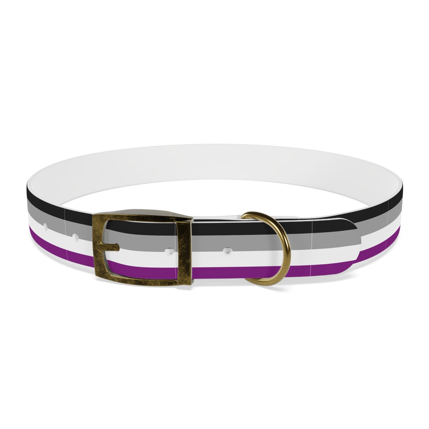 Asexual Pride Flag Dog Collar