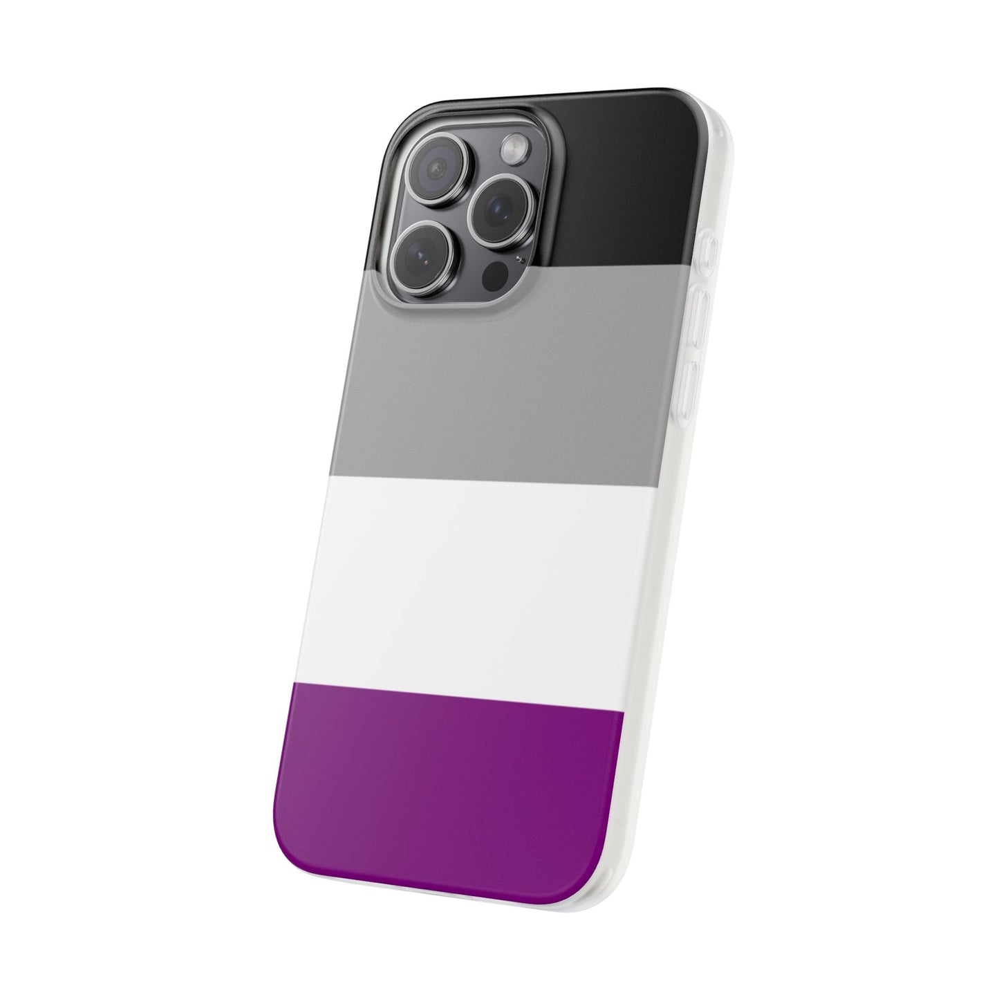 Asexual Pride Flag iPhone Flexi Case - Multiple Generations