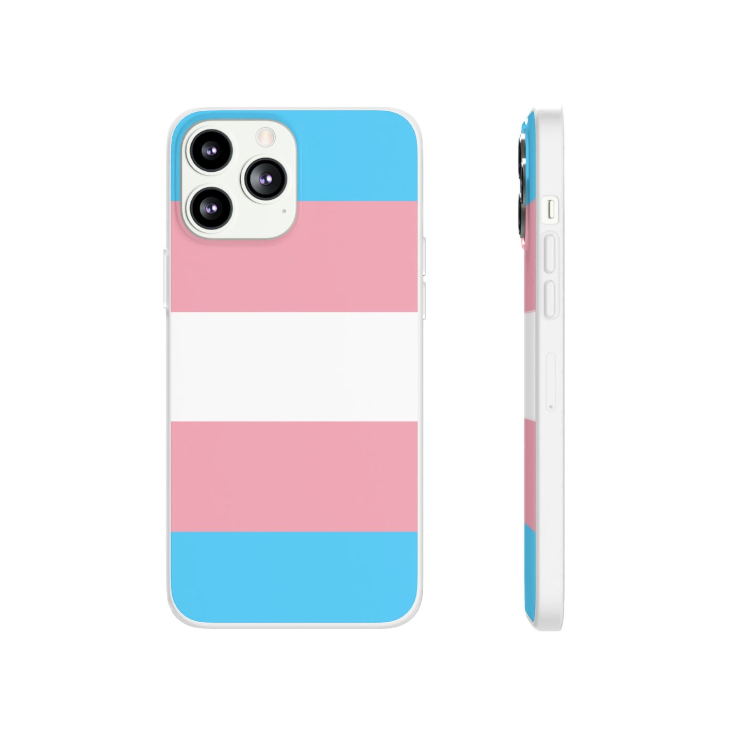 Transgender Pride Flag iPhone Flexi Case - Multiple Generations