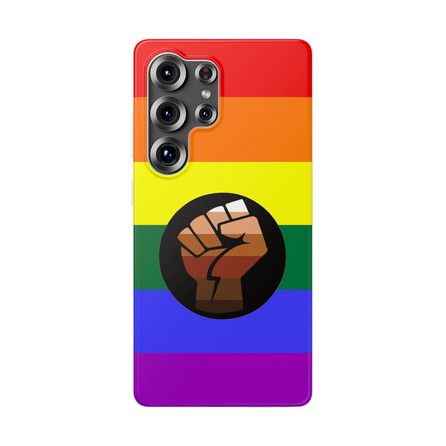 QPOC Pride Flag Samsung Flexi Case - Multiple Generations