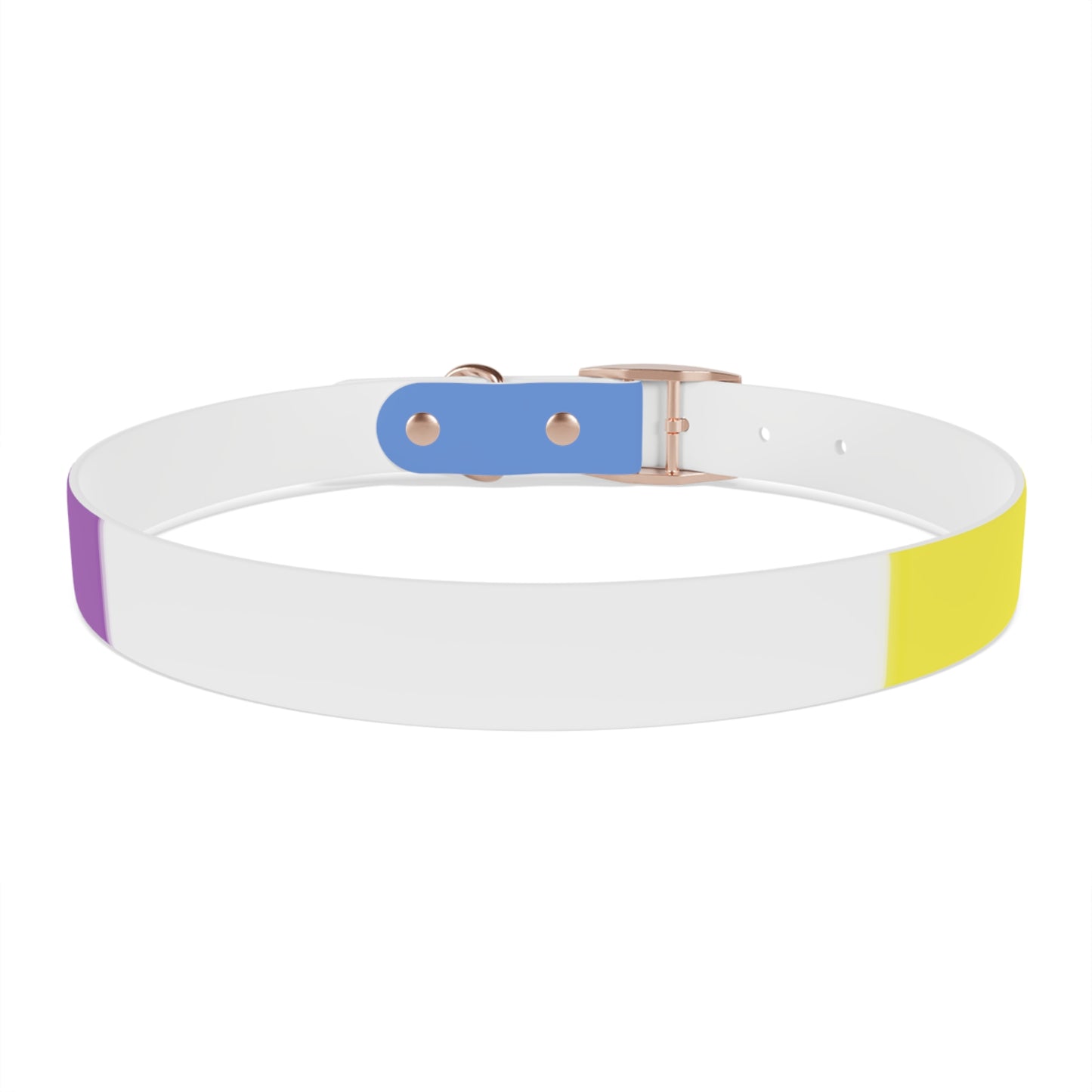 Bigender Pride Flag Dog Collar
