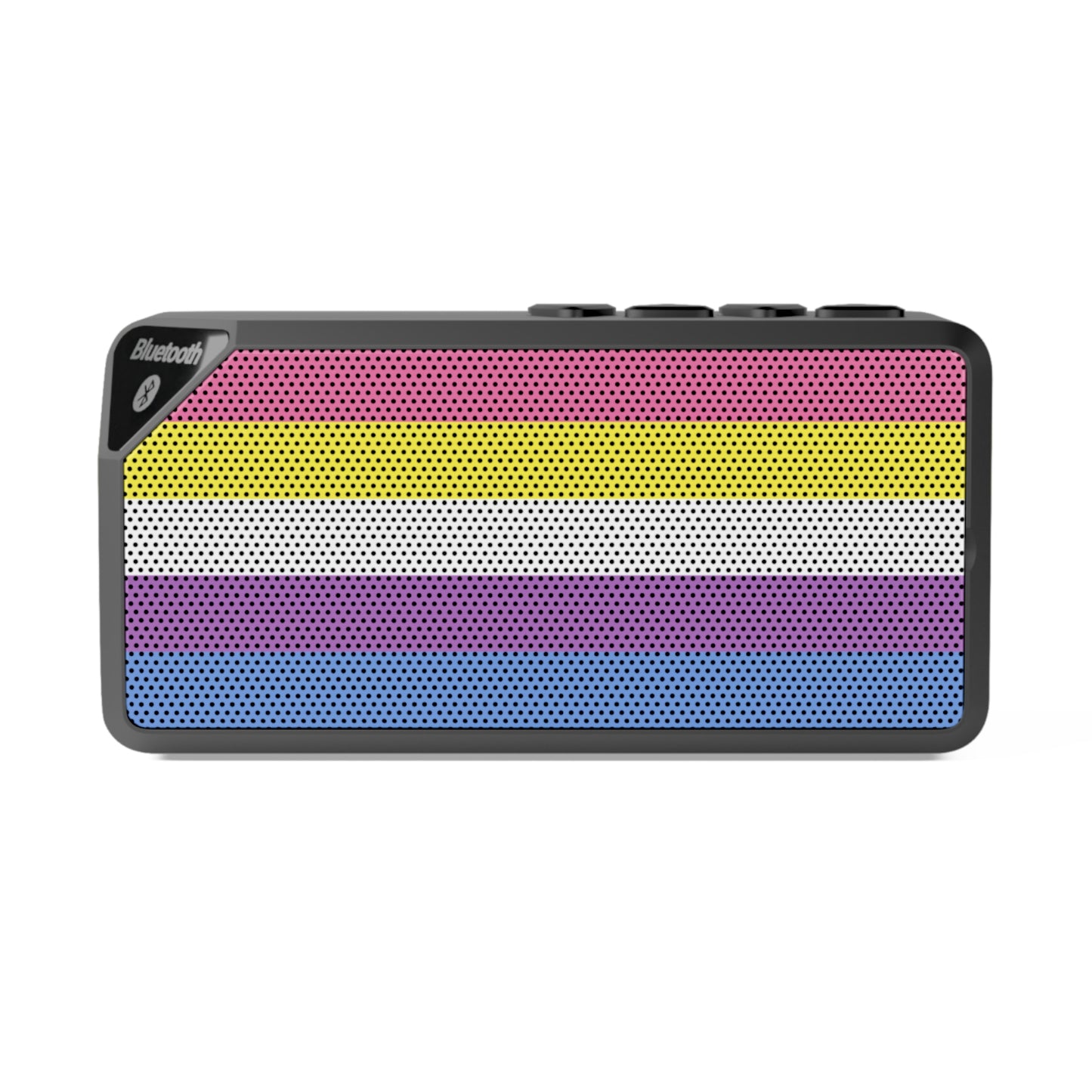 Bigender Pride Flag Bluetooth Speaker