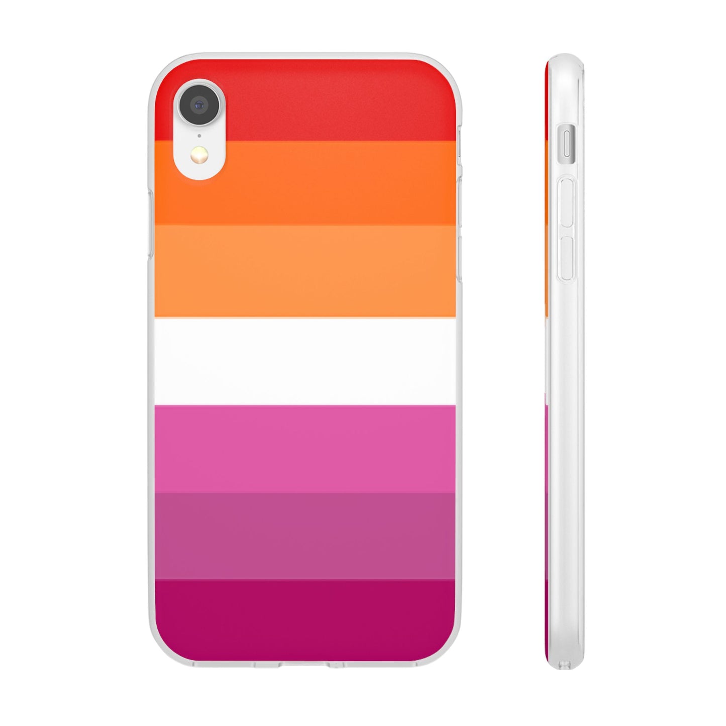 Lesbian Pride Flag iPhone Flexi Case - Multiple Generations