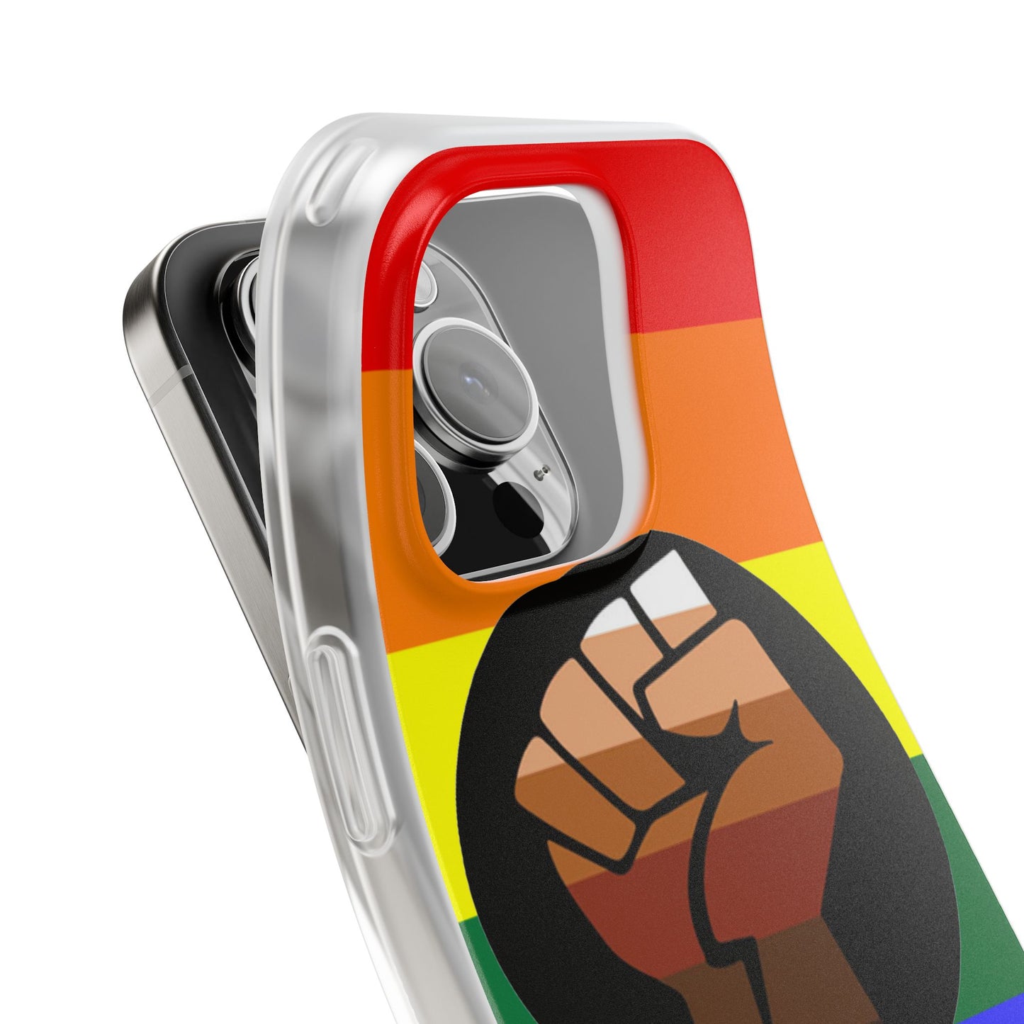 QPOC Pride Flag iPhone Flexi Case - Multiple Generations