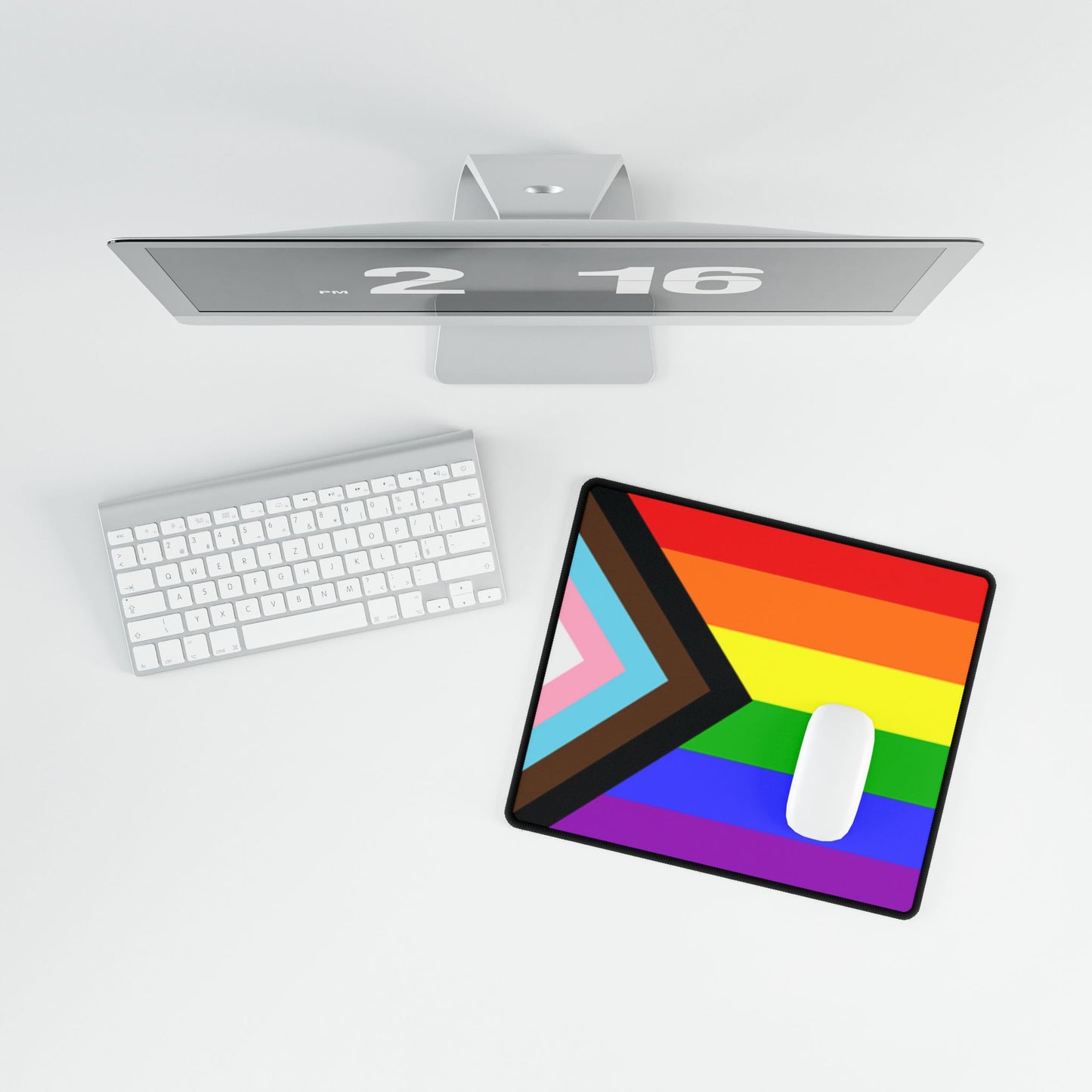 Progress Pride Flag Desk Mat