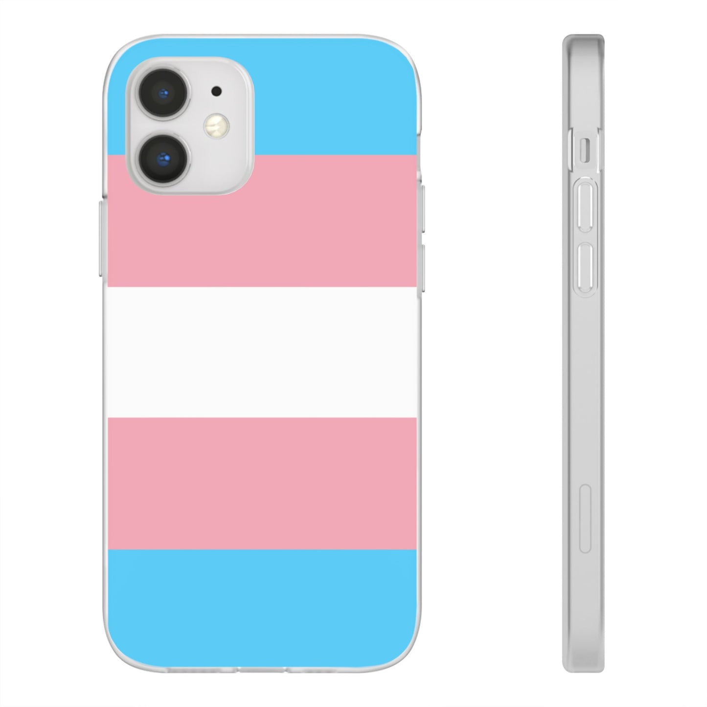 Transgender Pride Flag iPhone Flexi Case - Multiple Generations