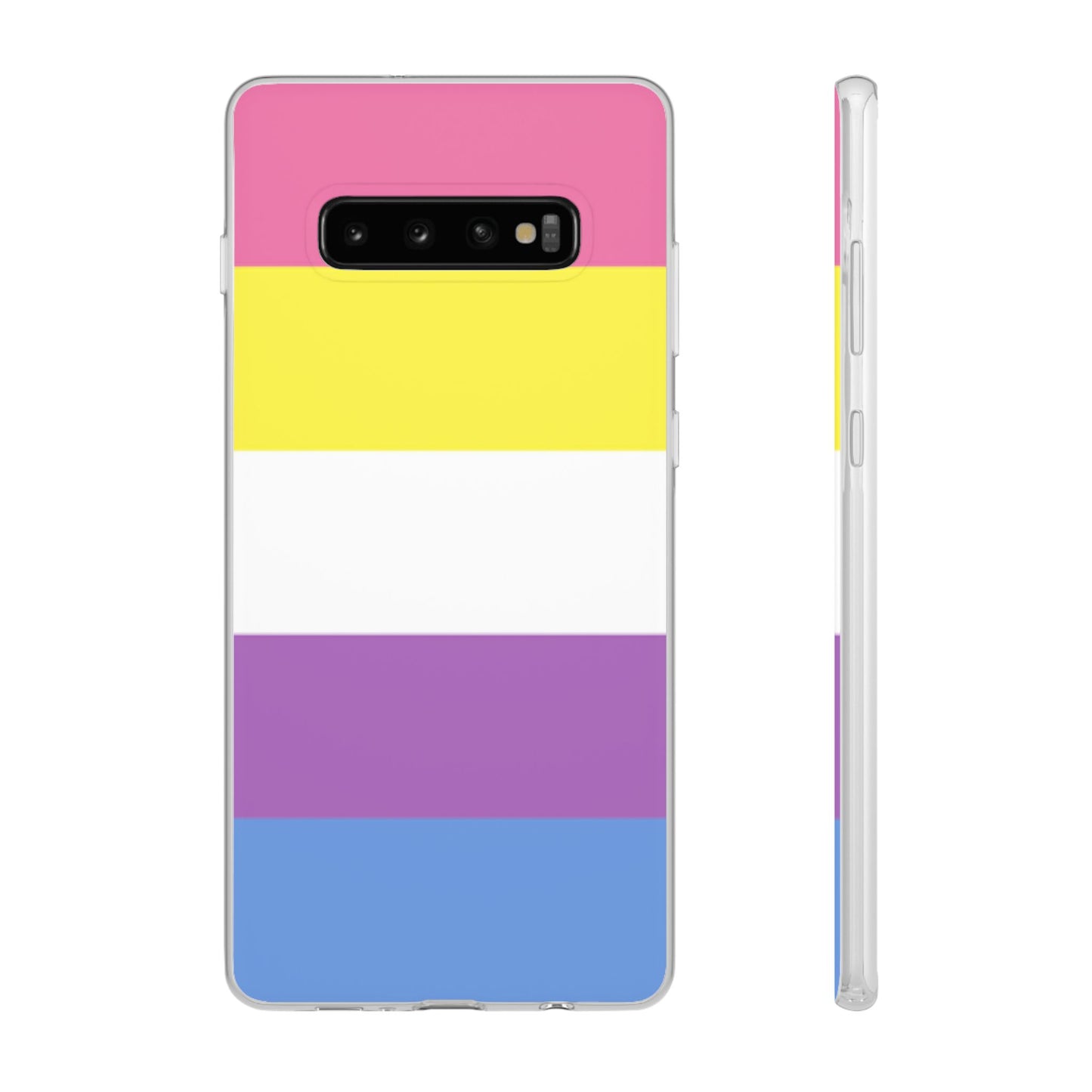 Bigender Pride Flag Samsung Flexi Case - Multiple Generations