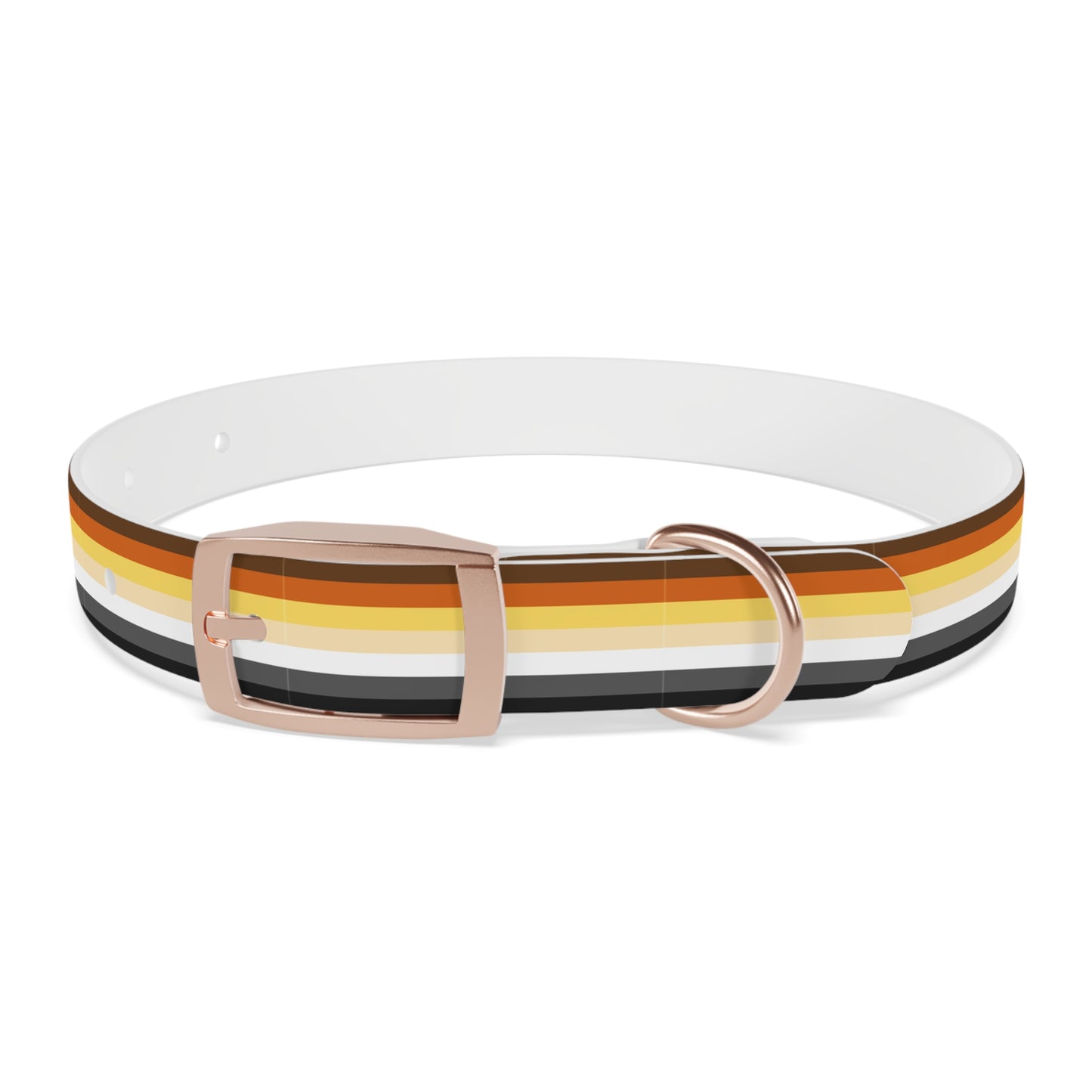 Bear Pride Flag Dog Collar