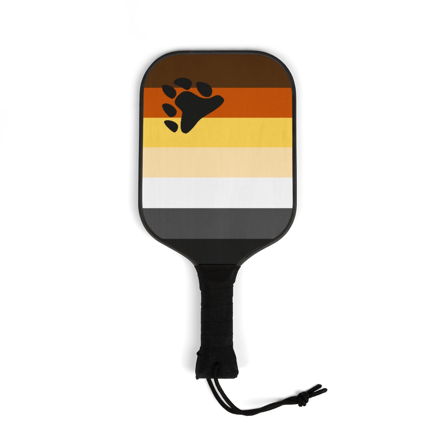 Bear Pride Flag Pickleball Paddle Set