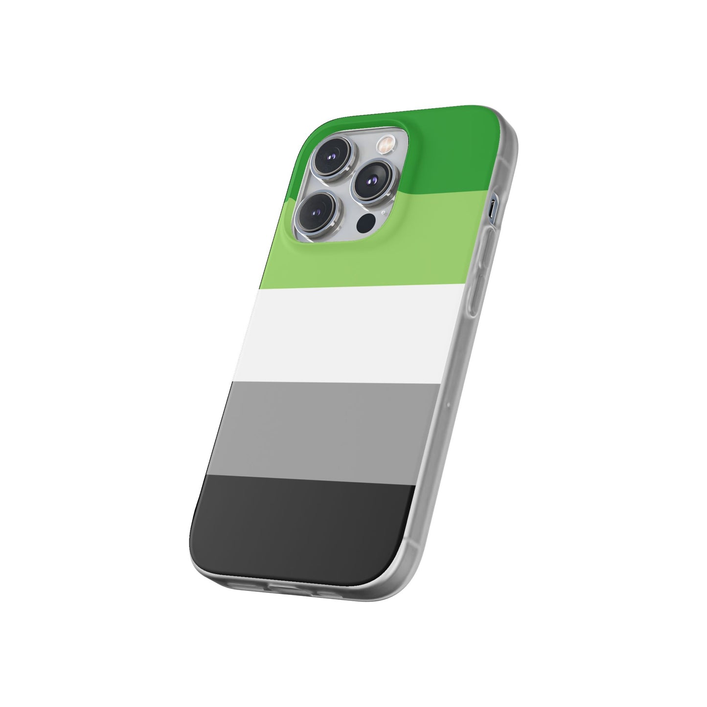 Aromantic Pride Flag iPhone Flexi Case - Multiple Generations
