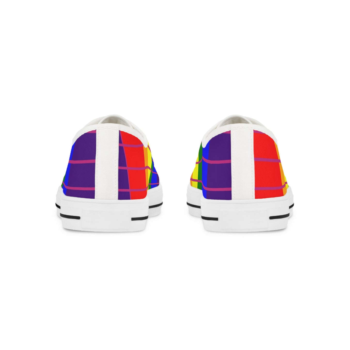 Pride Rainbow Flag Men's Low Top Sneakers