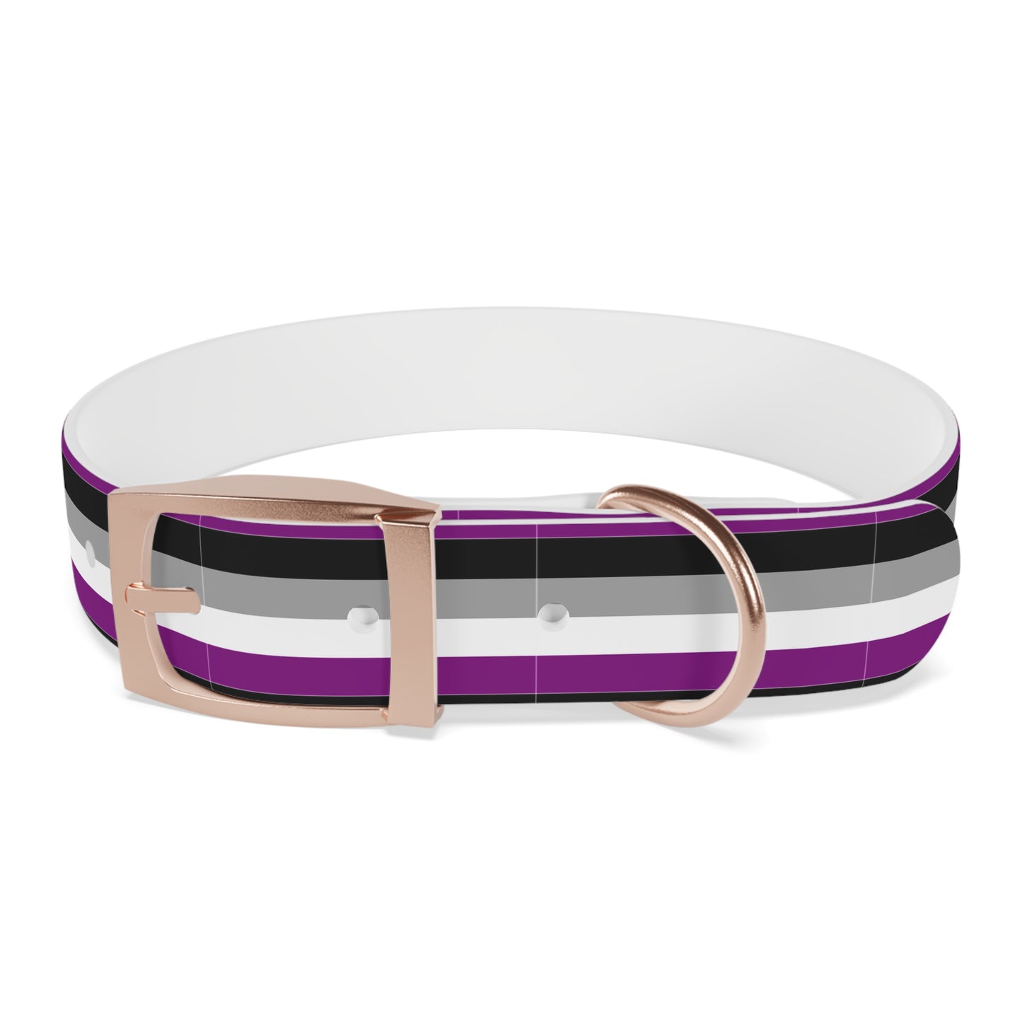 Asexual Pride Flag Dog Collar