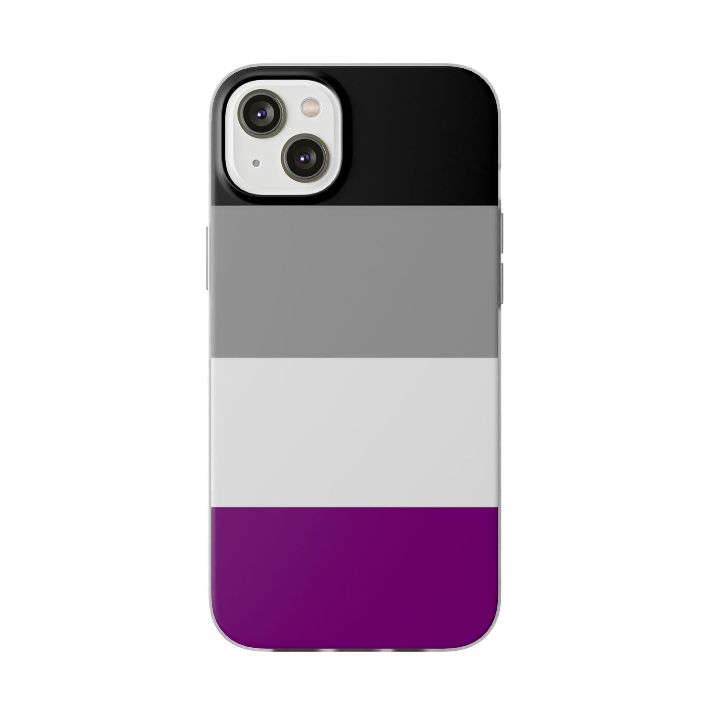 Asexual Pride Flag iPhone Flexi Case - Multiple Generations