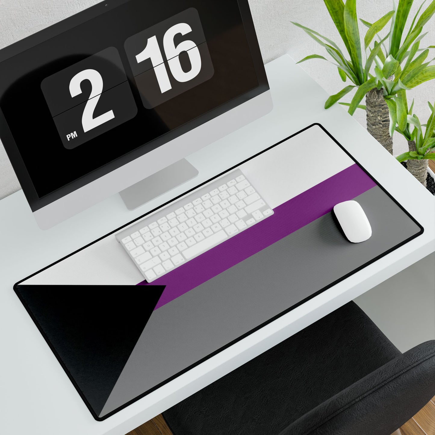 Demisexual Pride Flag Desk Mat - Multiple Sizes
