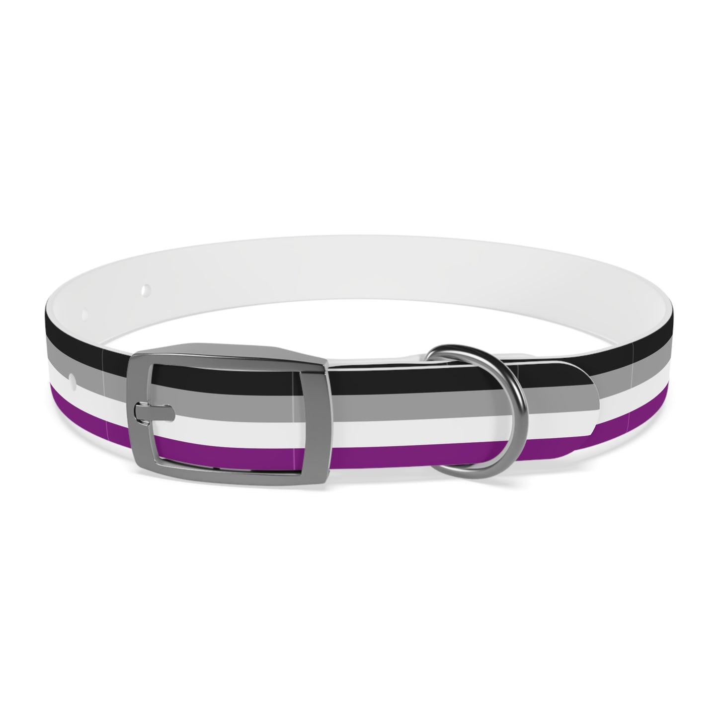 Asexual Pride Flag Dog Collar