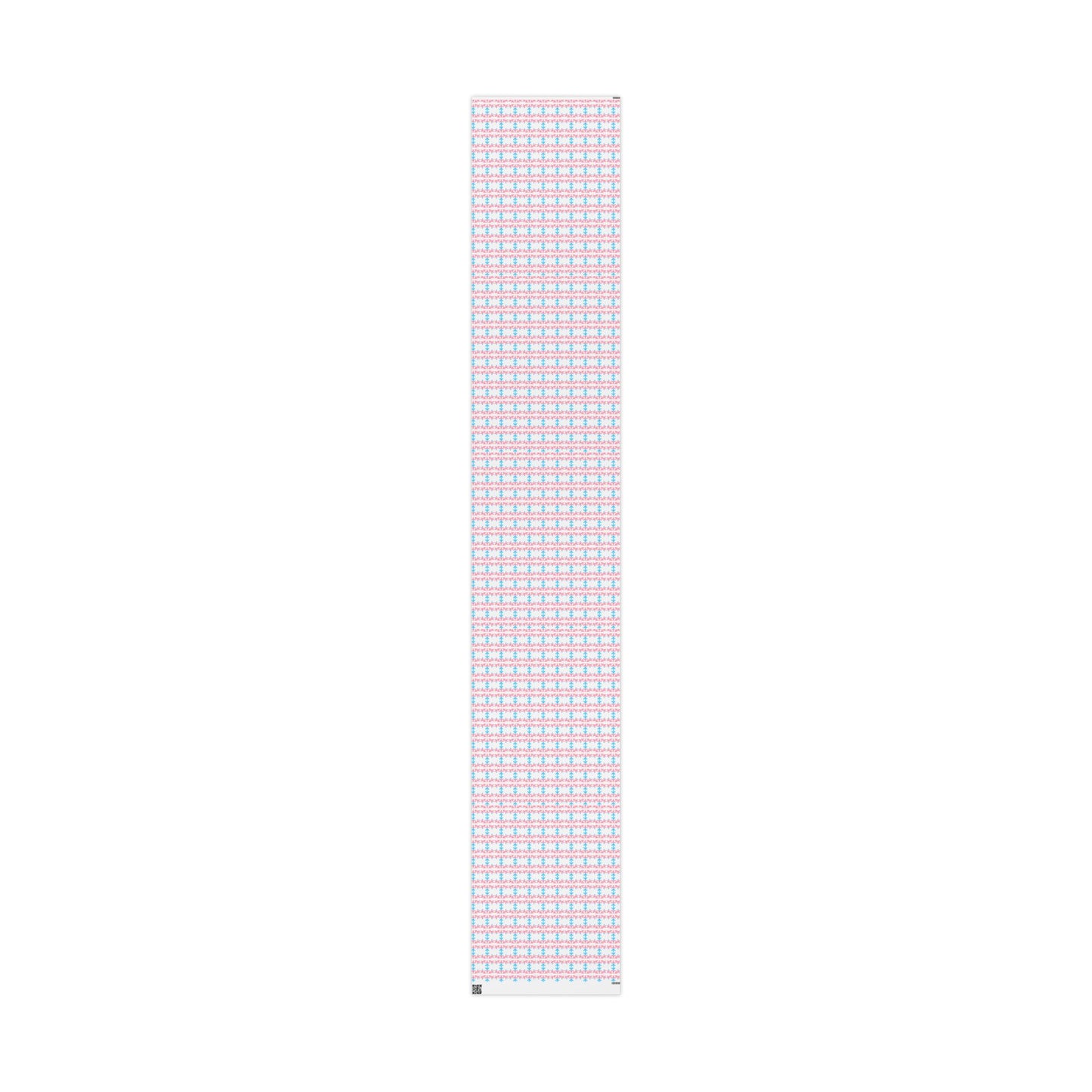 Transgender Pride Flag Snowflake Wrapping Paper - Multiple Sizes/Finishes