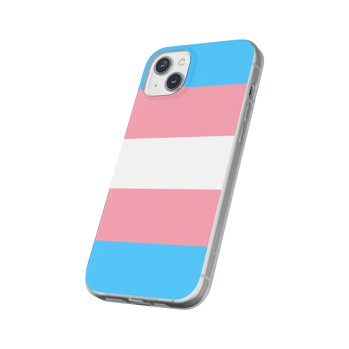 Transgender Pride Flag iPhone Flexi Case - Multiple Generations