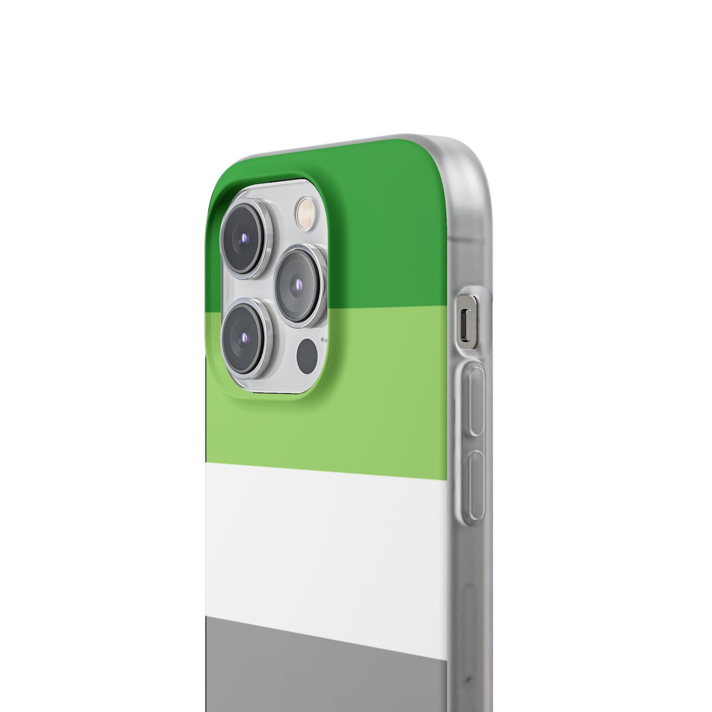 Aromantic Pride Flag iPhone Flexi Case - Multiple Generations