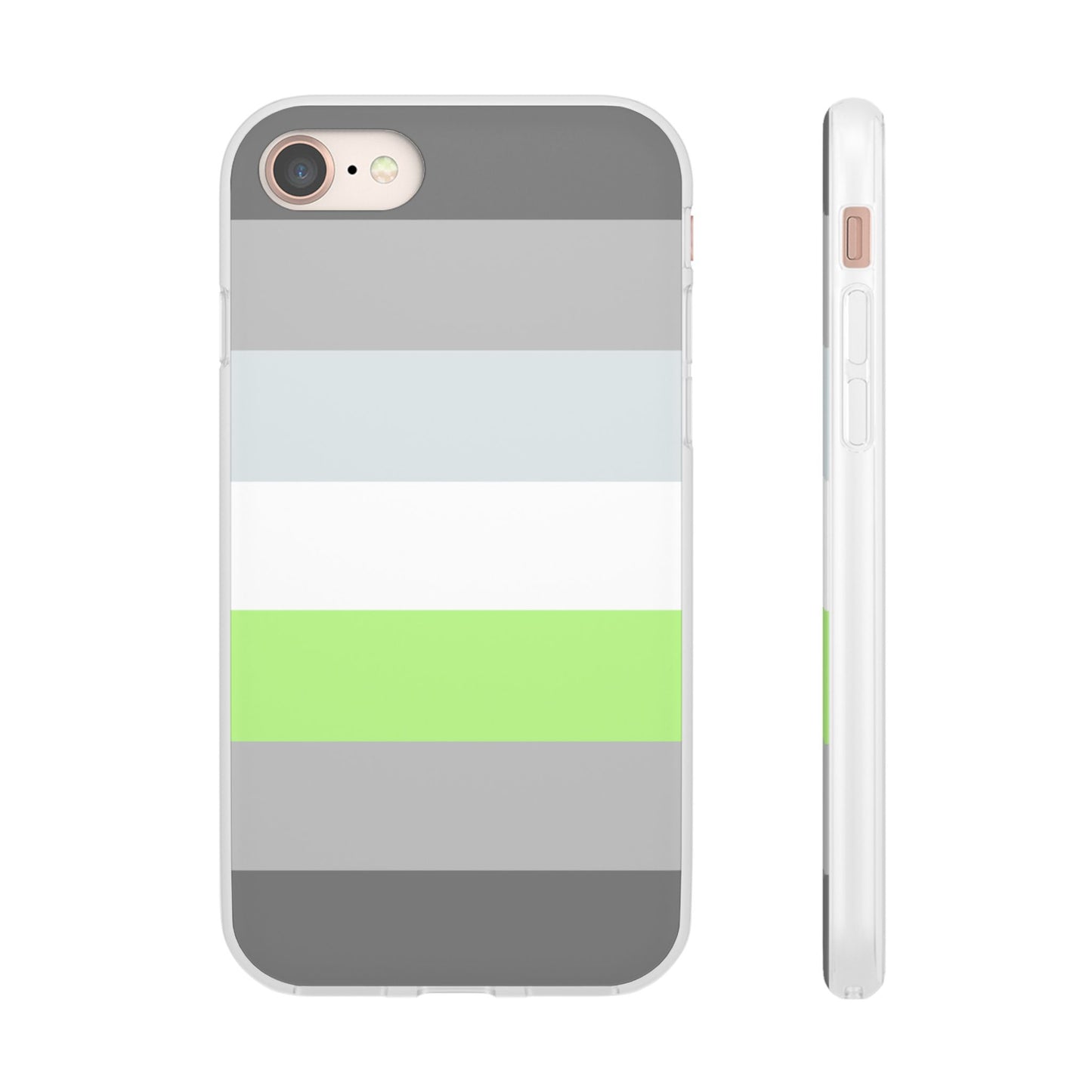 Demiagender Pride Flag iPhone Flexi Case - Multiple Generations