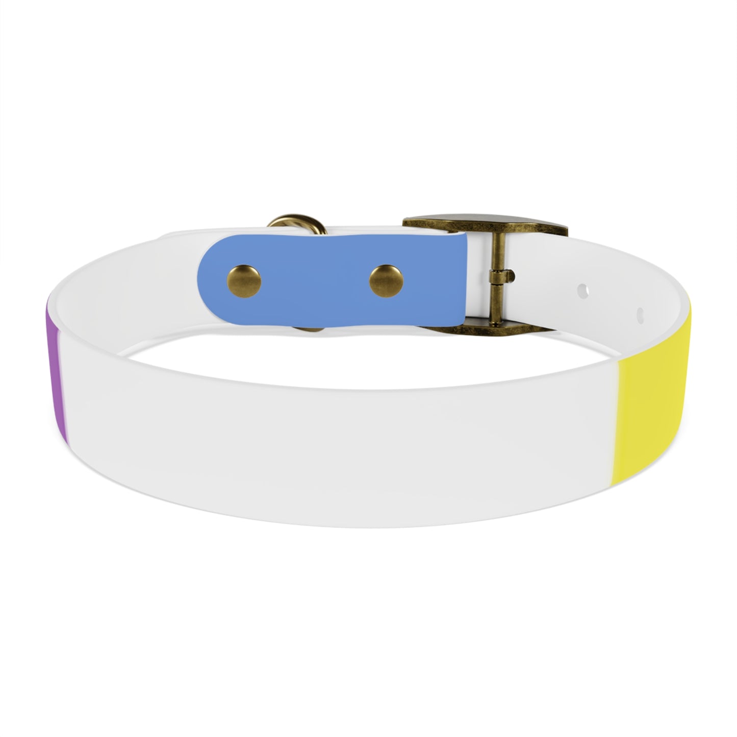 Bigender Pride Flag Dog Collar