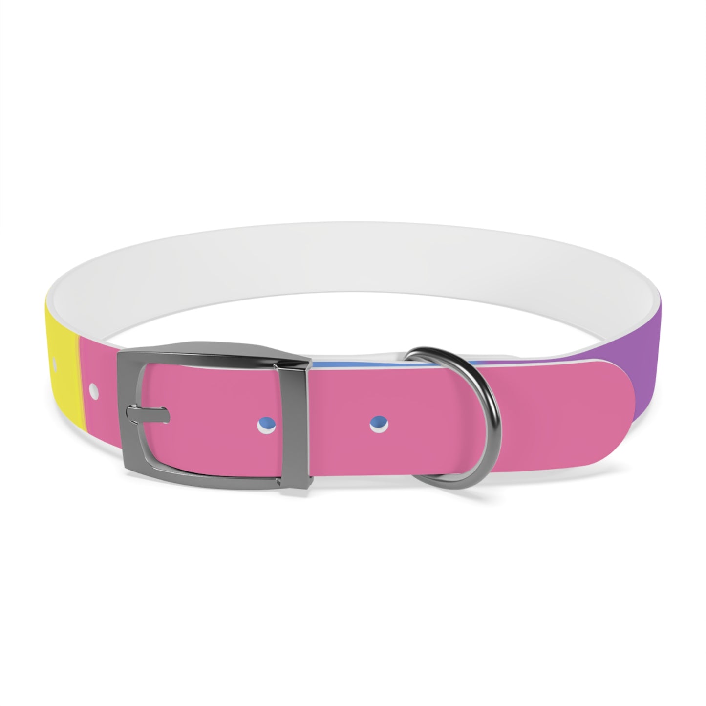 Bigender Pride Flag Dog Collar