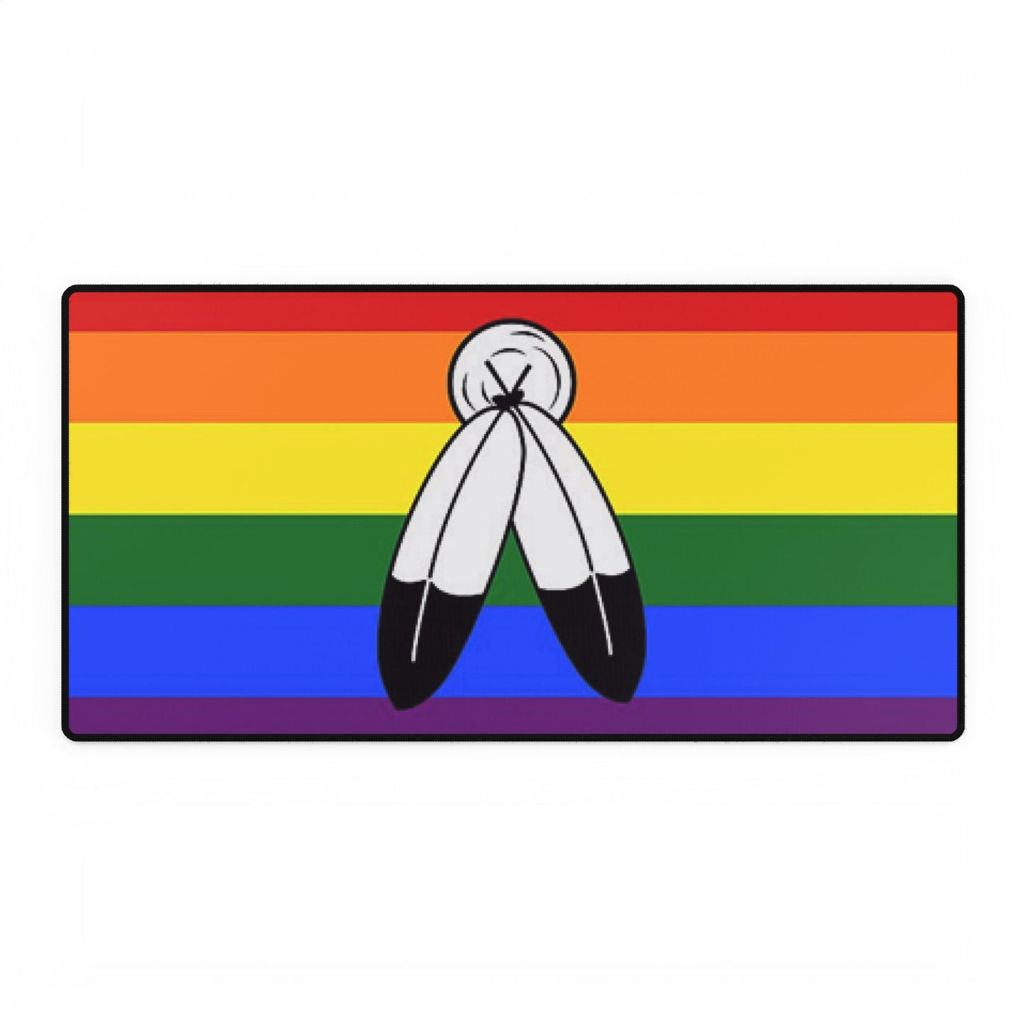 Two Spirit Pride Flag Desk Mat
