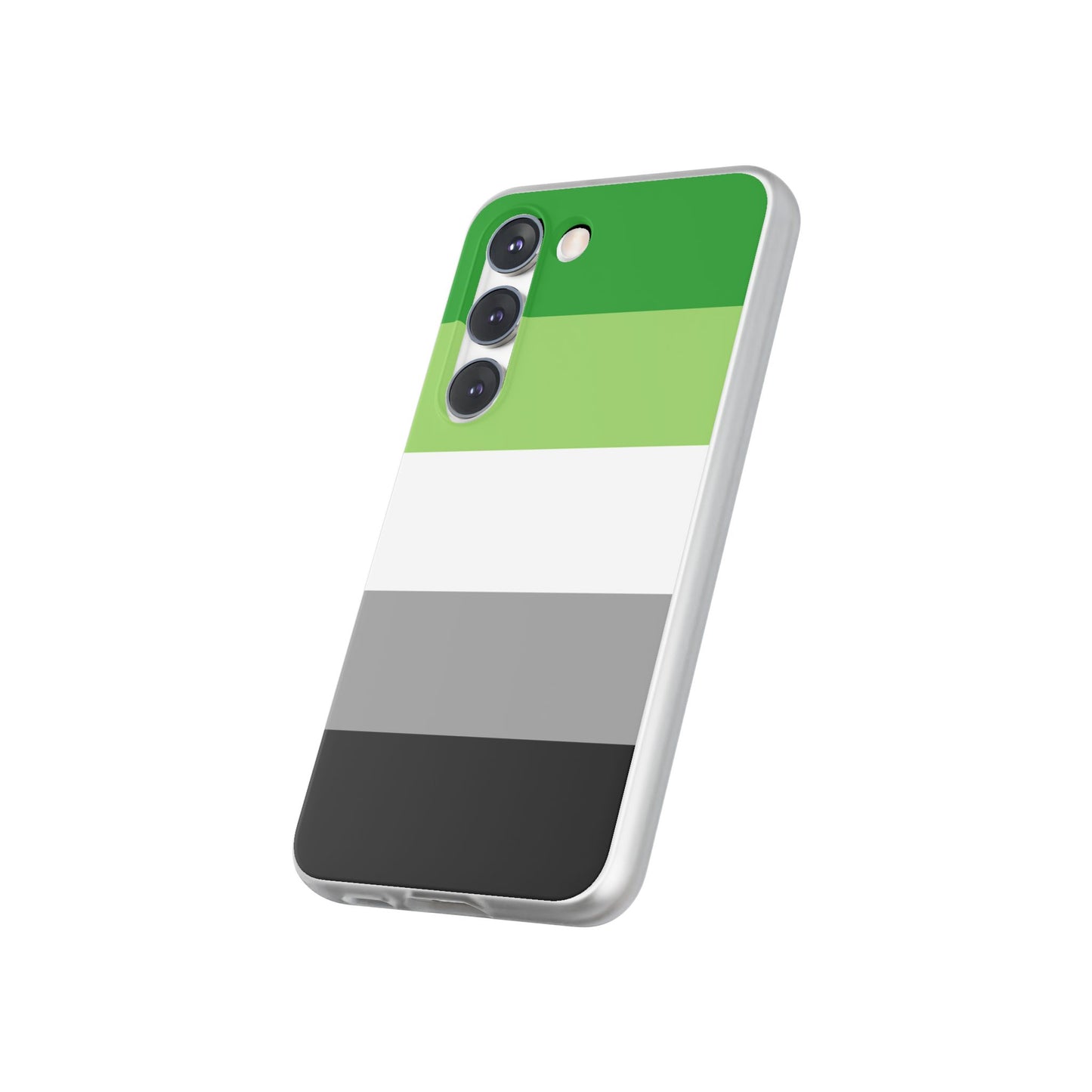 Aromantic Pride Flag Samsung Flexi Case - Multiple Generations