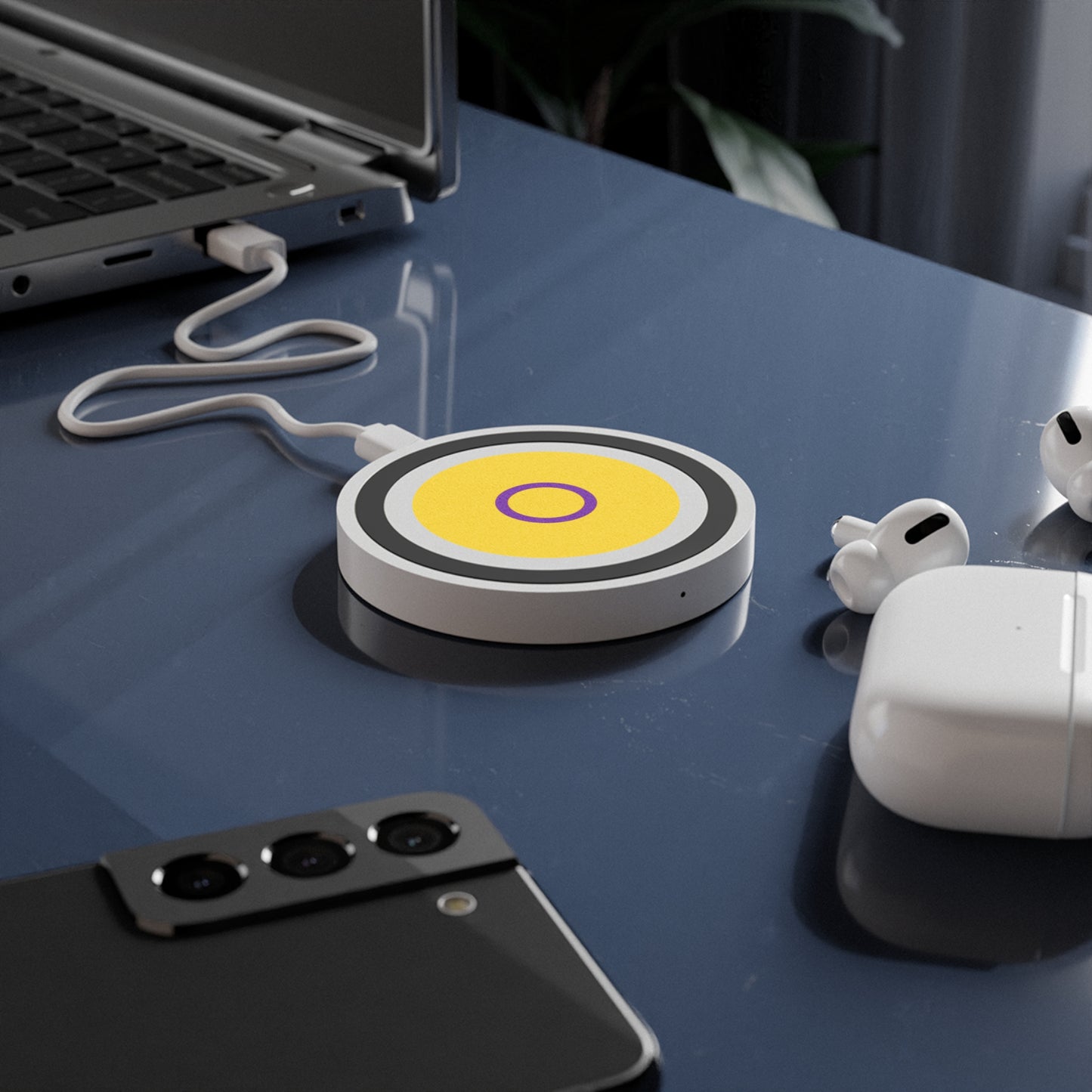 Intersex Pride Flag Wireless Charger